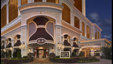 Wynn Macau - Encore Tower Entrance by Barbara Kraft