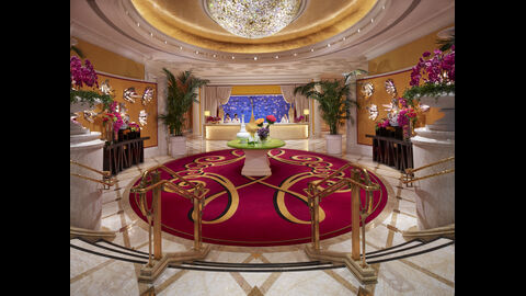 Wynn Macau - Encore Tower Lobby by Russell MacMasters