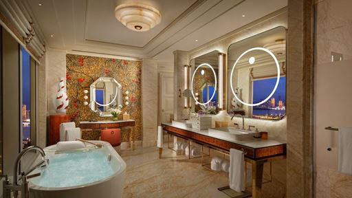 Wynn Two bedroom suite Bathroom by Barbara Kraft