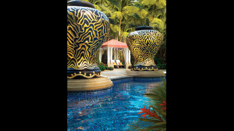 Wynn Macau Pool - Cabana Day by Barbara Kraft