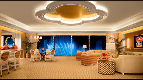 Wynn Palace Fountain Salon Suite Living Room by Barbara Kraft