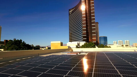 Wynn Las Vegas Solar Panels