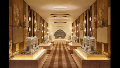 The Spa at Wynn Palace Corridor by Roger Davies