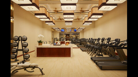 Fitness Center by Roger Davies