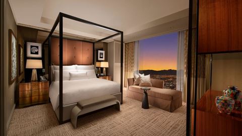 Wynn Tower Suites Salon Bedroom