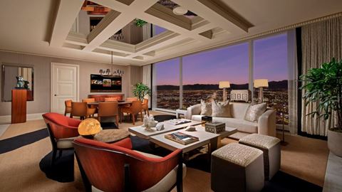 Wynn Tower Suites Conference Salon Living Room