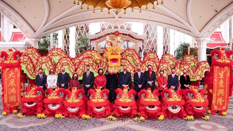 Wynn Welcomes the Year of the Rabbit with Auspicious Lion Dance Performances