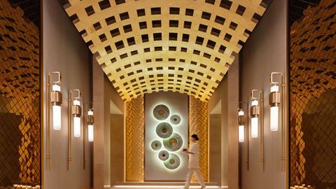 The Spa at Wynn Hallway