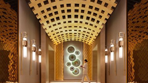The Spa at Wynn Hallway