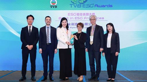 Wynn was honored with the Best in ESG Practices