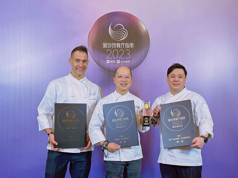 The Executive Chefs from three award-winning Wynn Palace restaurants