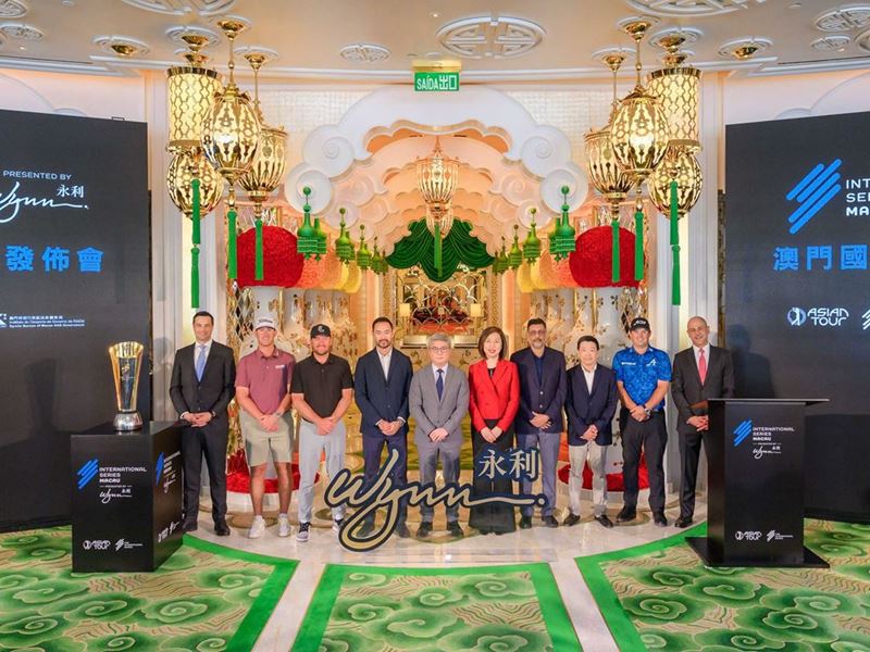 The press conference for the International Series Macau presented by Wynn was held at Wynn Palace