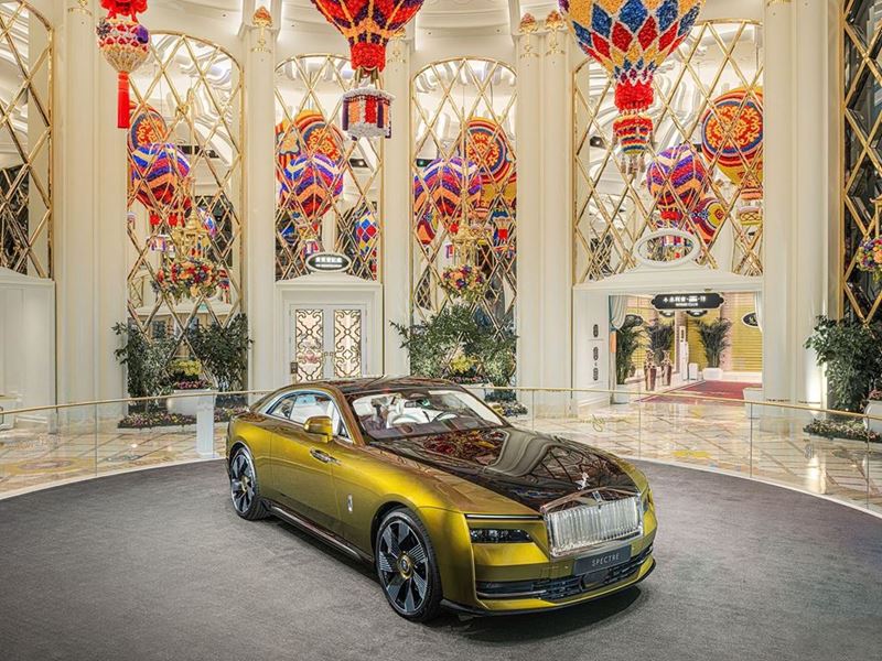 Spectre will be showcased a Spectre will be showcased a limited-time exhibition at the North Atrium Lobby of Wynn Palace