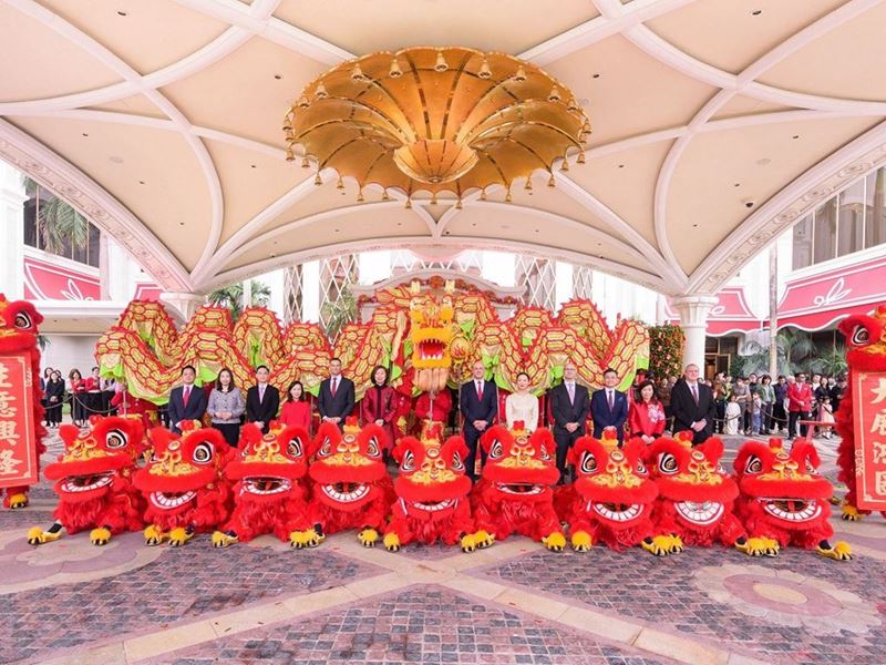 Wynn Welcomes the Year of the Dragon with Auspicious Lion 