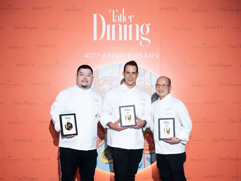 Three Wynn restaurants rank on the "Tatler Dining Awards 2024" Tatler Dining 20 list