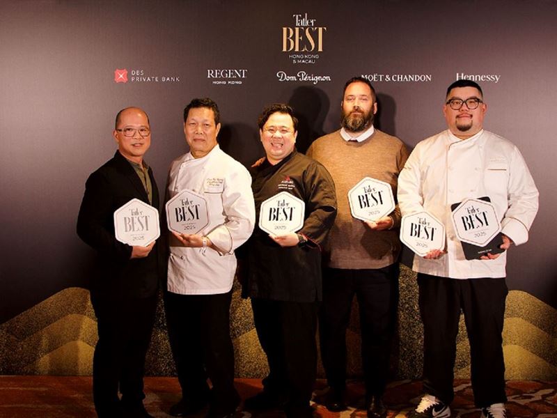 Five Wynn signature dining outlets are recognized in Tatler Best Hong Kong & Macau 2025