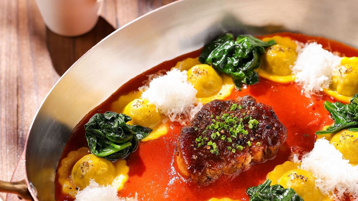 Ravioli di Coda Alla Vaccinara