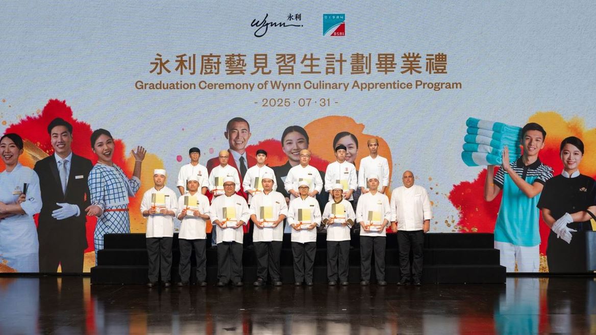 All 14 apprentices who graduated from Wynn Culinary Apprentice Program have been promoted to the Commis position