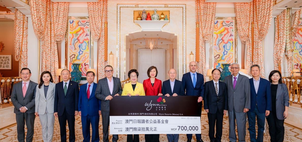 Wynn donates MOP 700,000 to support 'Walk for a Million'
