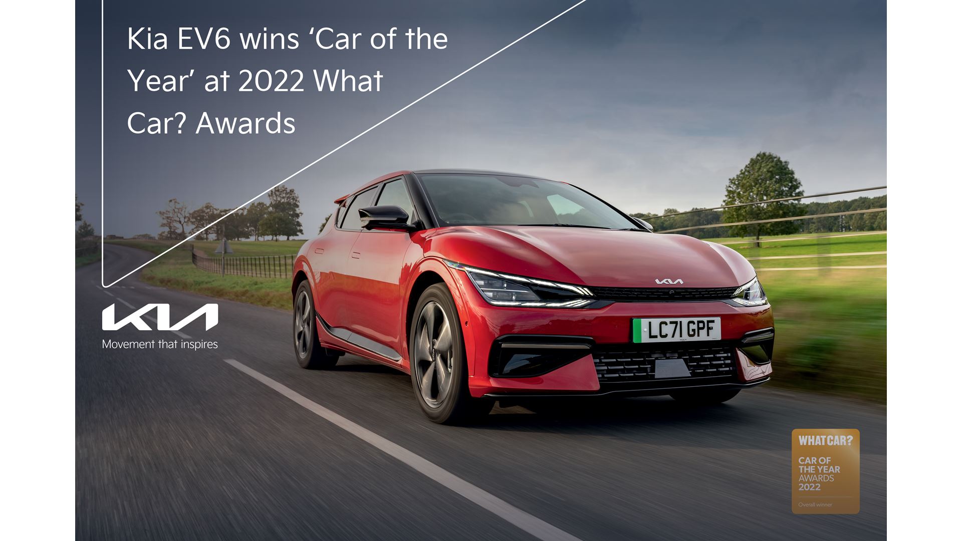 Kia EV6 wins ‘Car of the Year’  at 2022 What Car? Awards