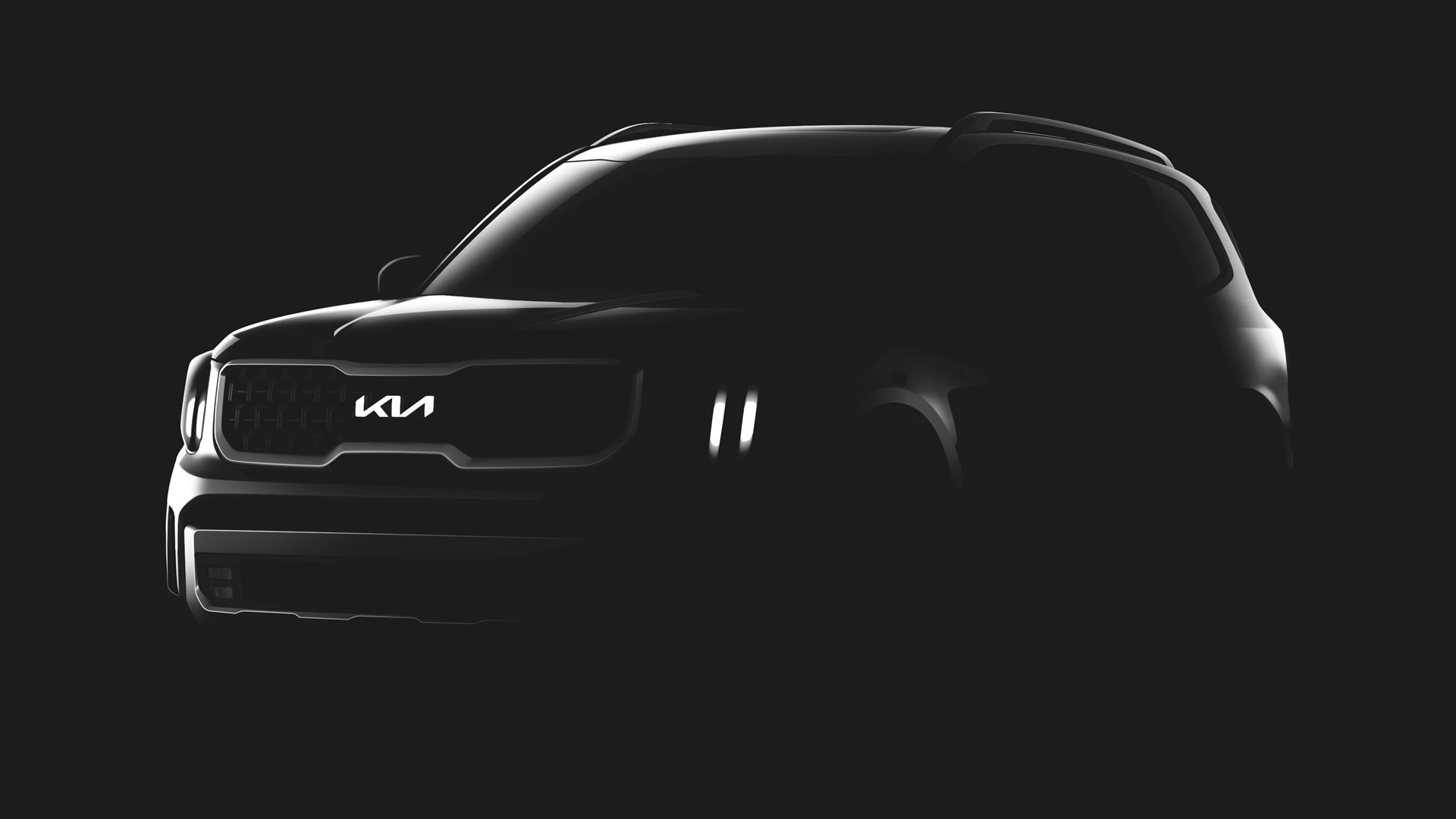 Kia teases the new Telluride SUV