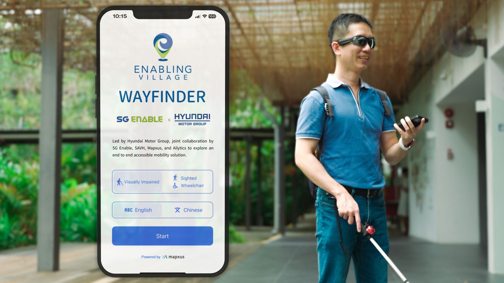End-to-End Mobility Solution for Persons with Visual Impairment