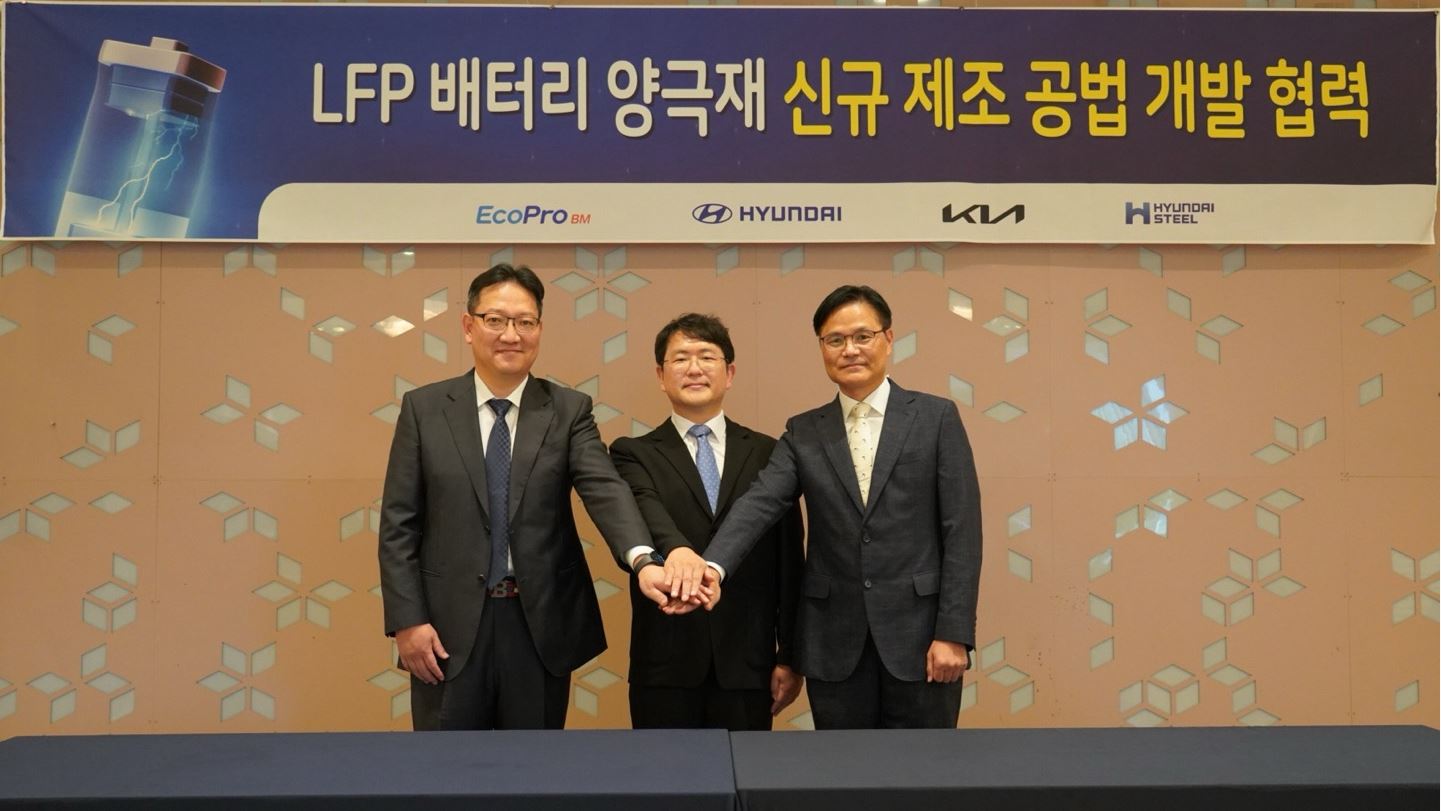 Hyundai Motor and Kia Team Up with Hyundai Steel and EcoPro BM to Enhance EV Battery Technology