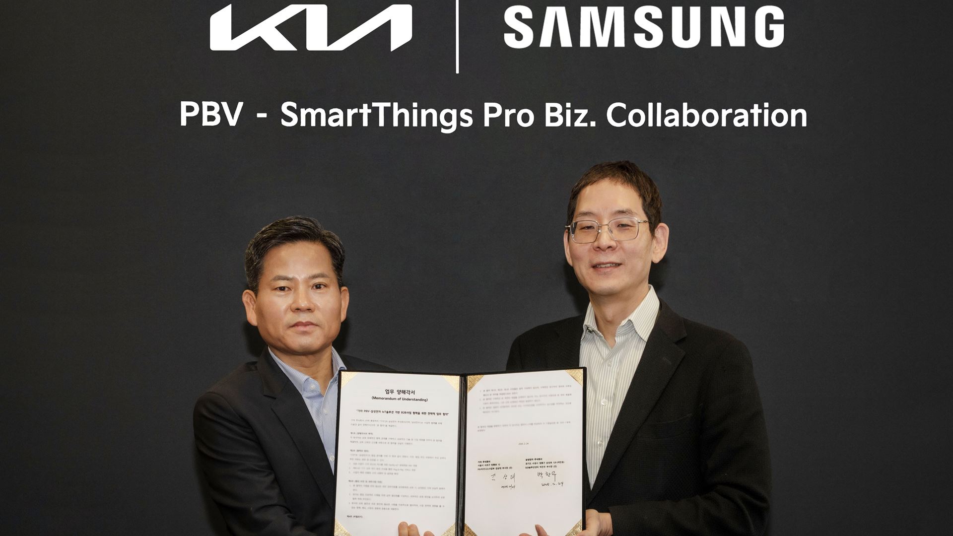 Kia and Samsung Partner to Integrate SmartThings Pro into Kia PBVs