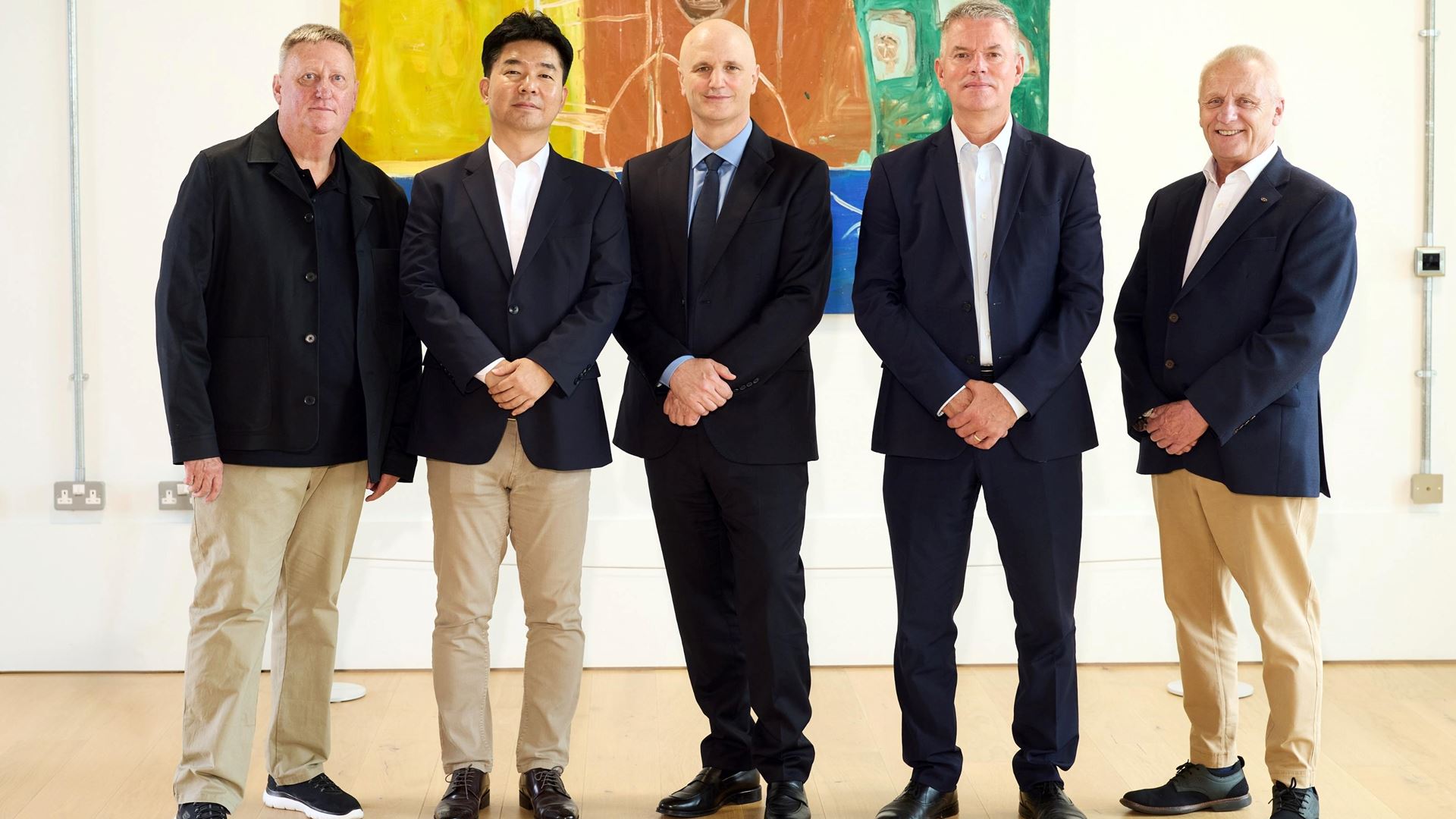 From left; Professor Dale Harrow, Chair of Intelligent Mobility Design Centre and Head of Intelligent Mobility Design