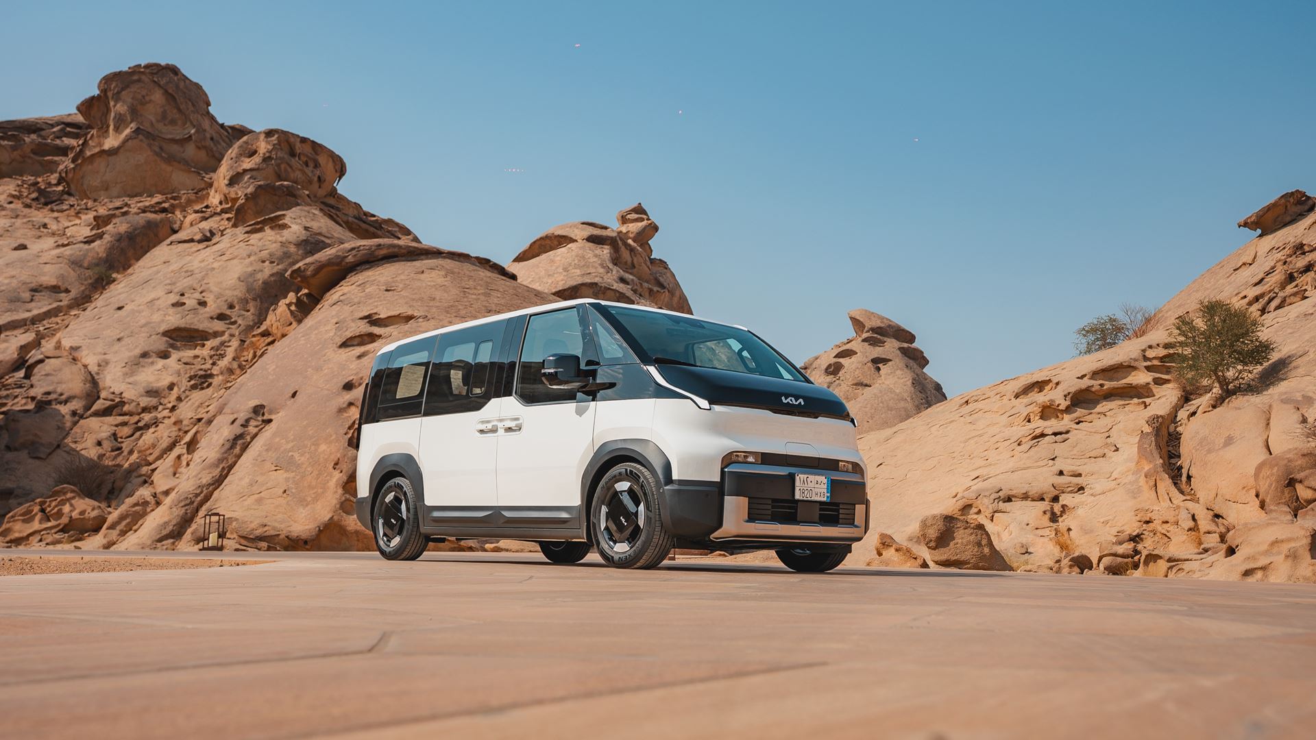 Kia PV5 at Desert Rock