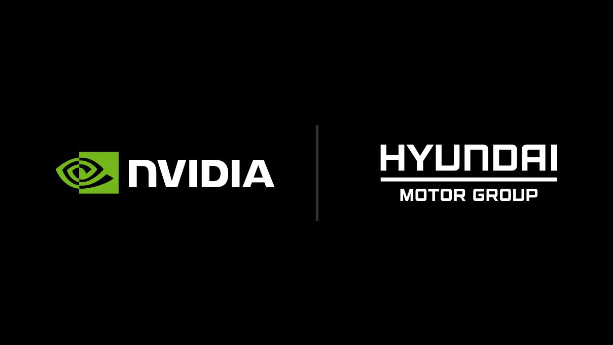 Hyundai x NVIDIA Logo