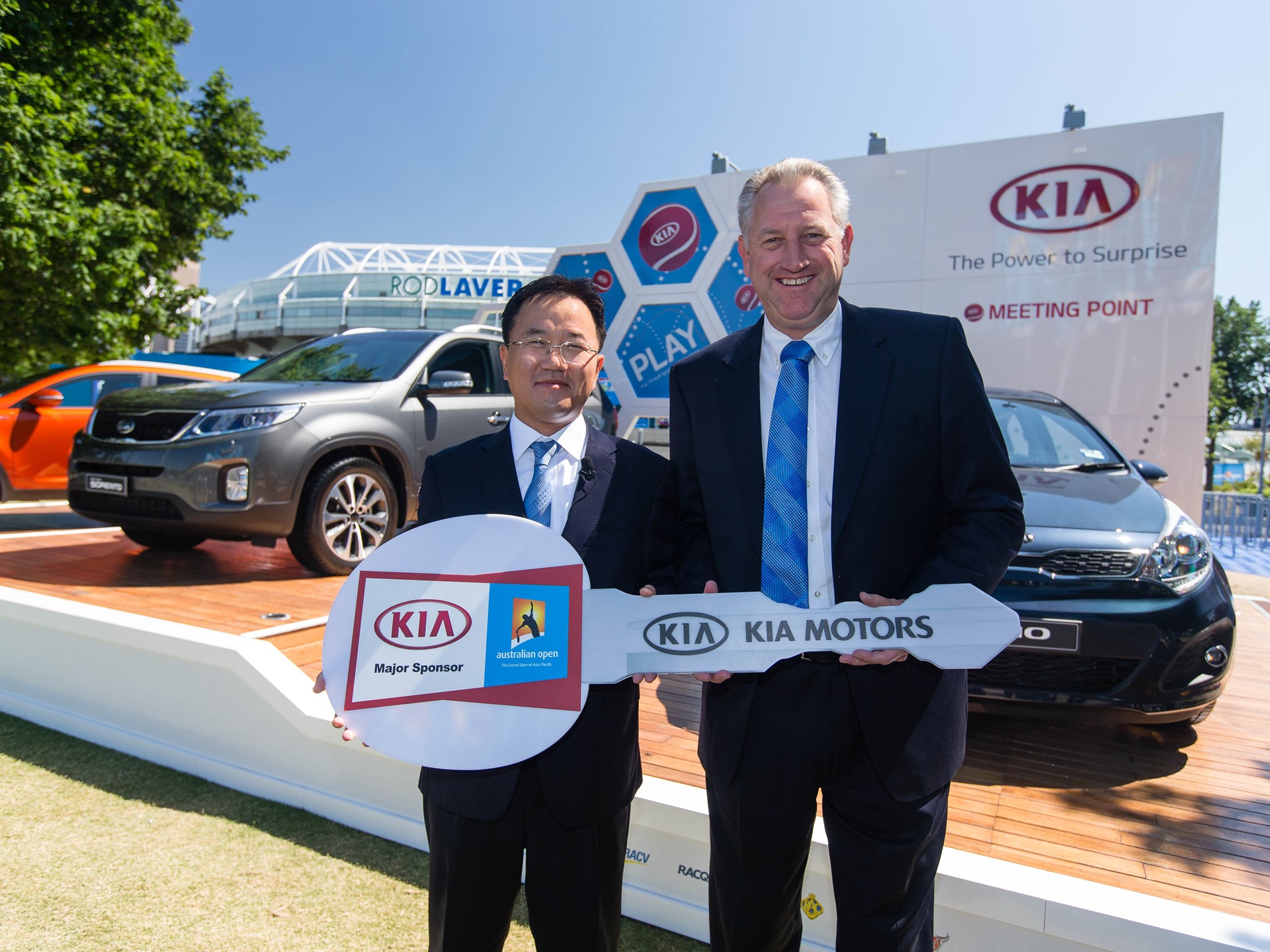 Kia Vehicle Handover Ceremony Australian Open 2013