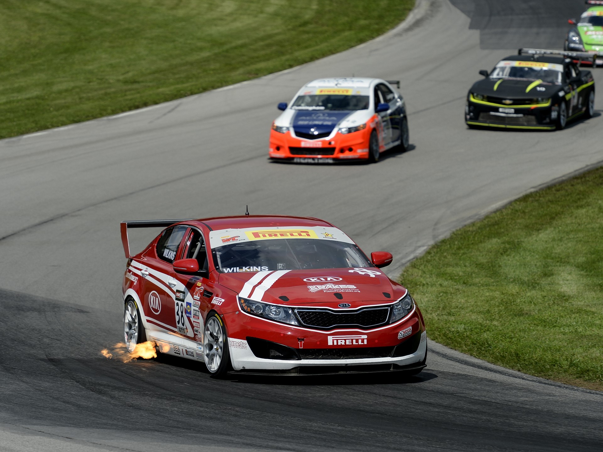 Kia Racing’s Mark Wilkins victorious in Round 11 of the Pirelli World Challenge at Mid-Ohio