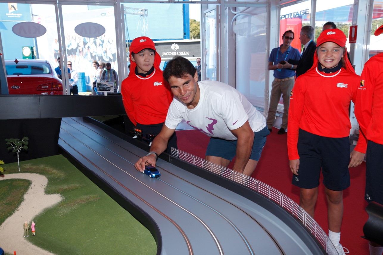 Rafael Nadal at Kia Fleet Handover Ceremony