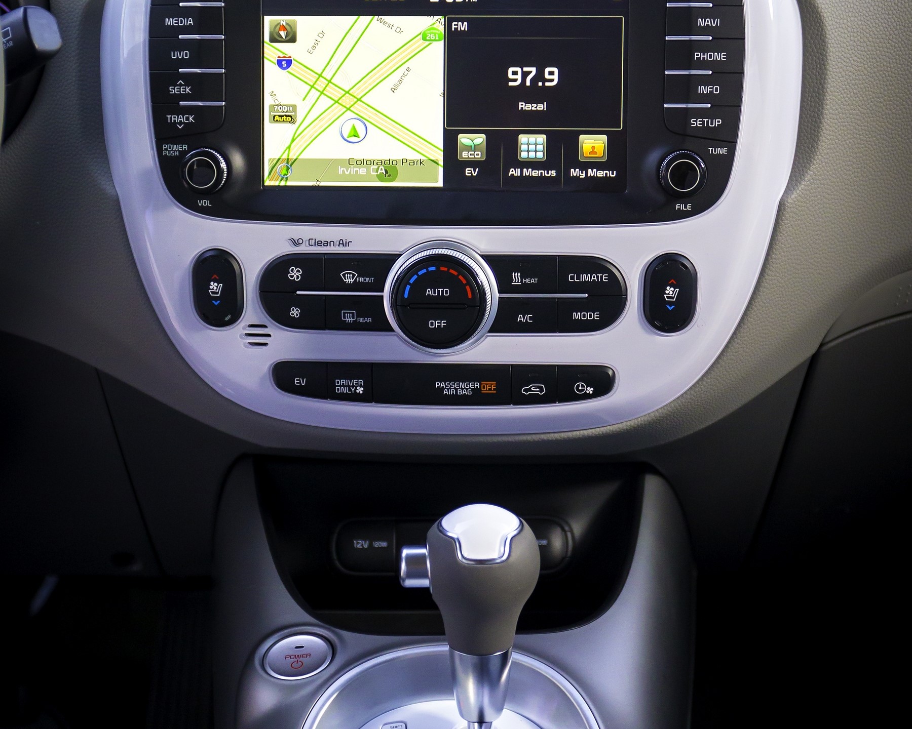 Kia Soul EV (Interior Close Up)