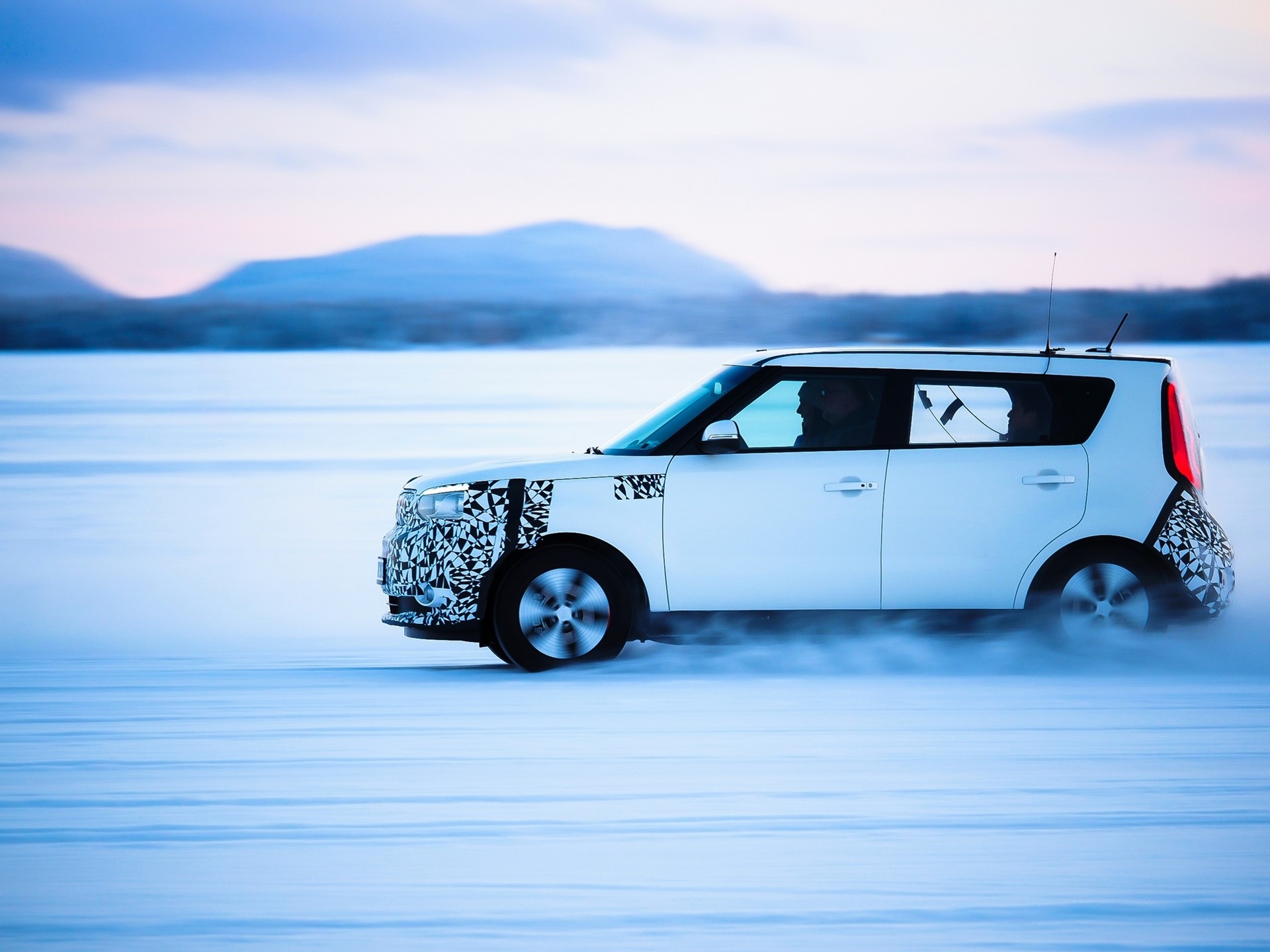 Kia Soul EV Winter Testing 1