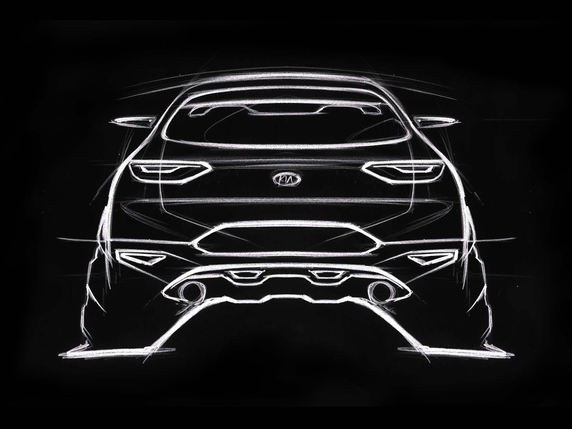 Kia Stonic Artistic Design Sketch