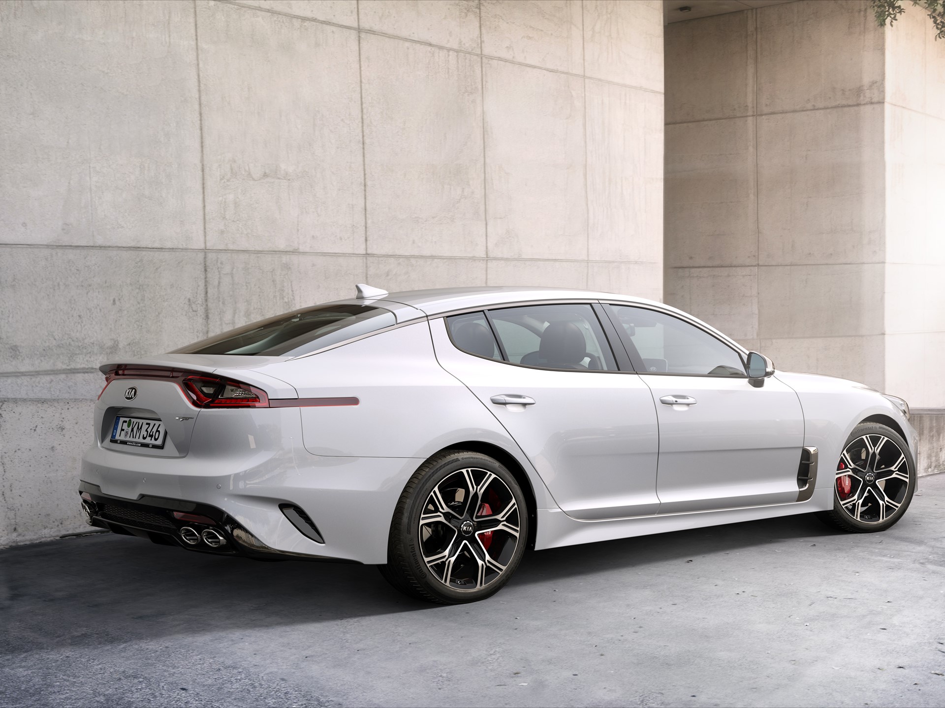 Kia Stinger white