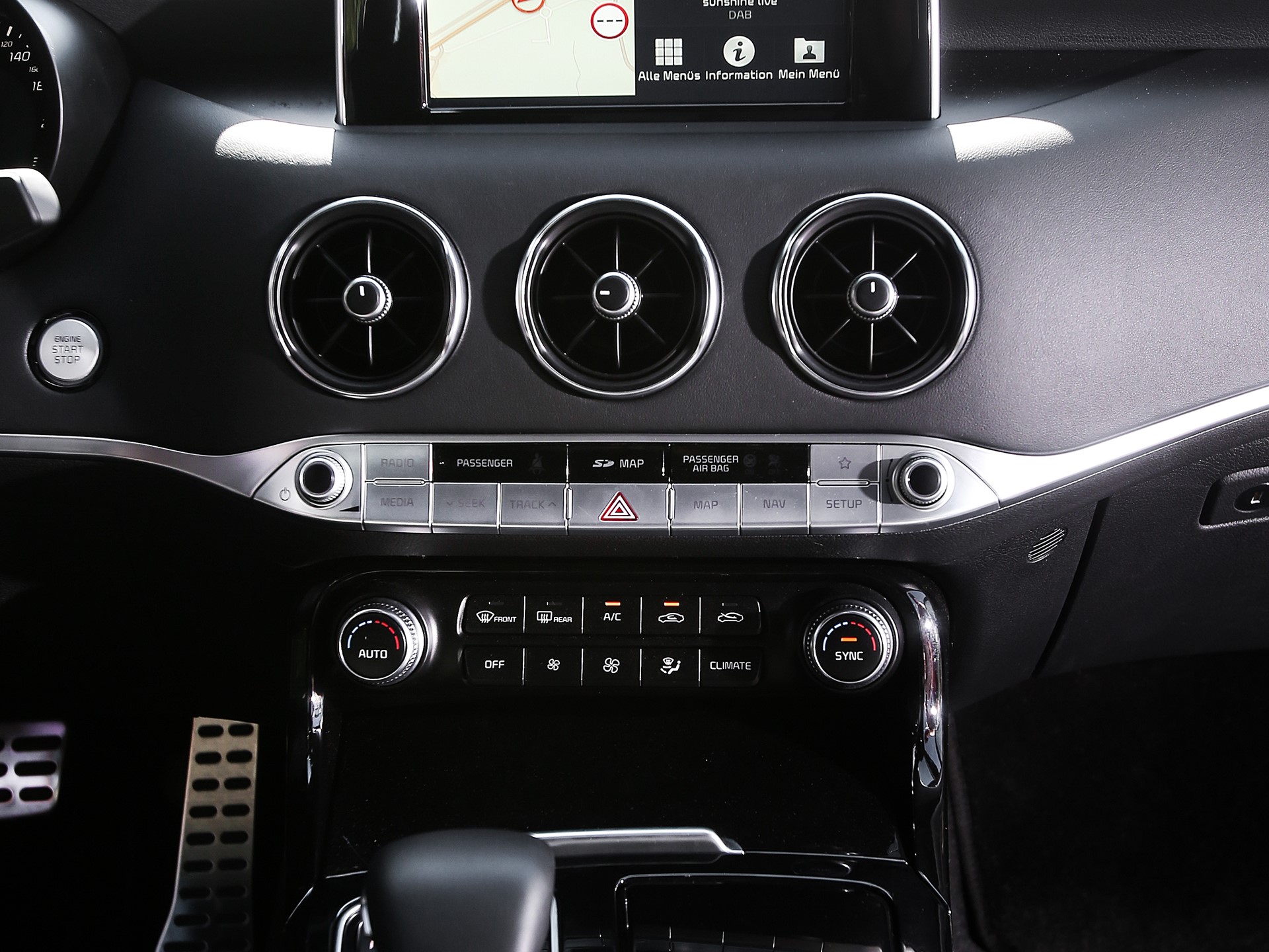 Kia Stinger interior
