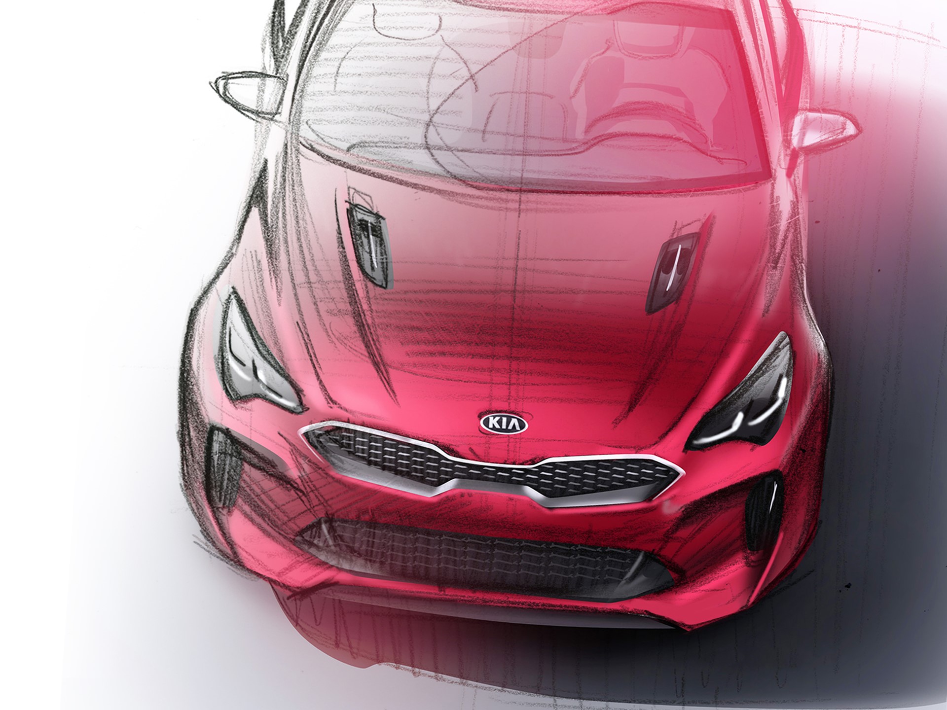 Kia Stinger sketch