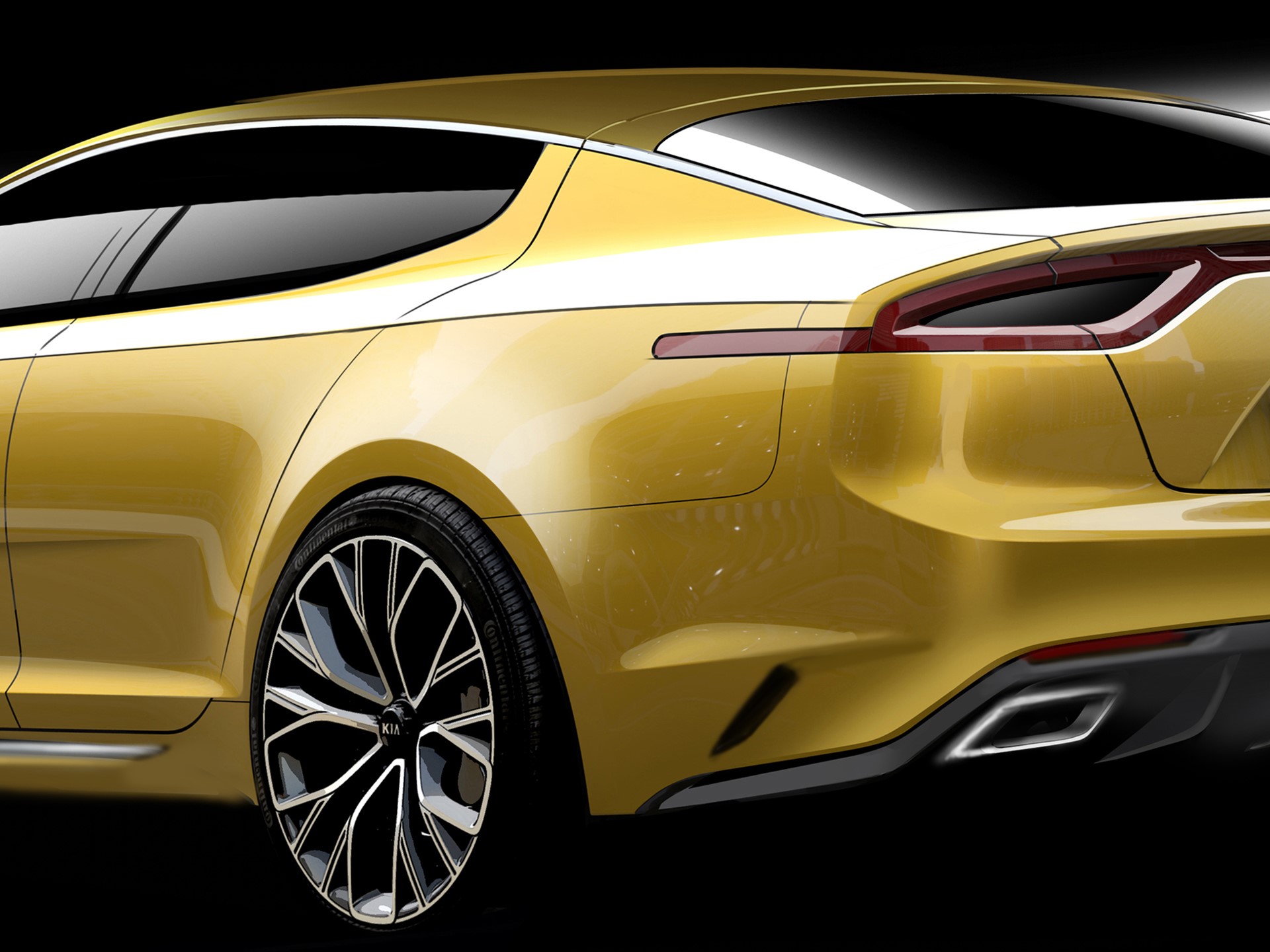 Kia Stinger sketch