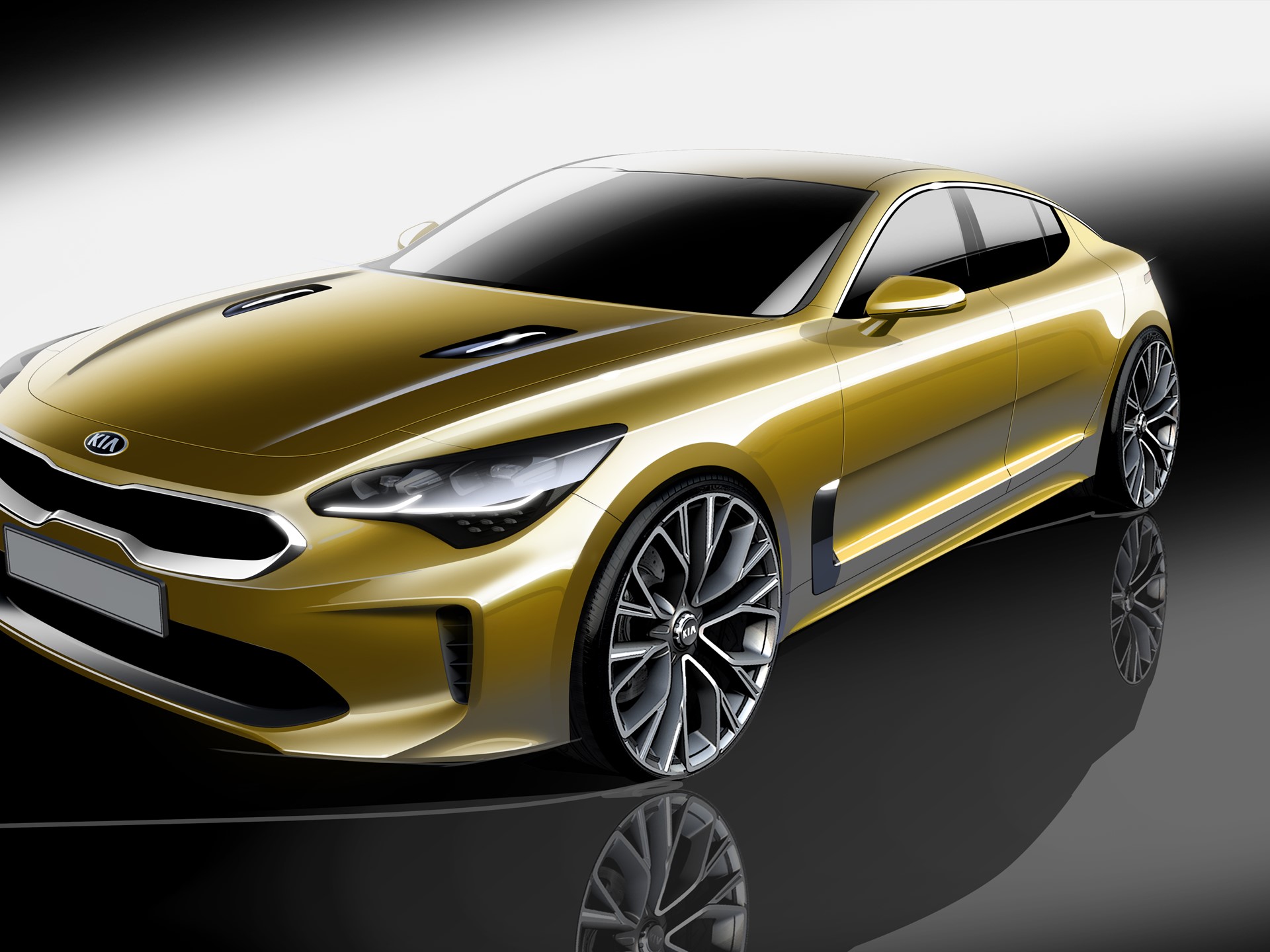 Kia Stinger sketch