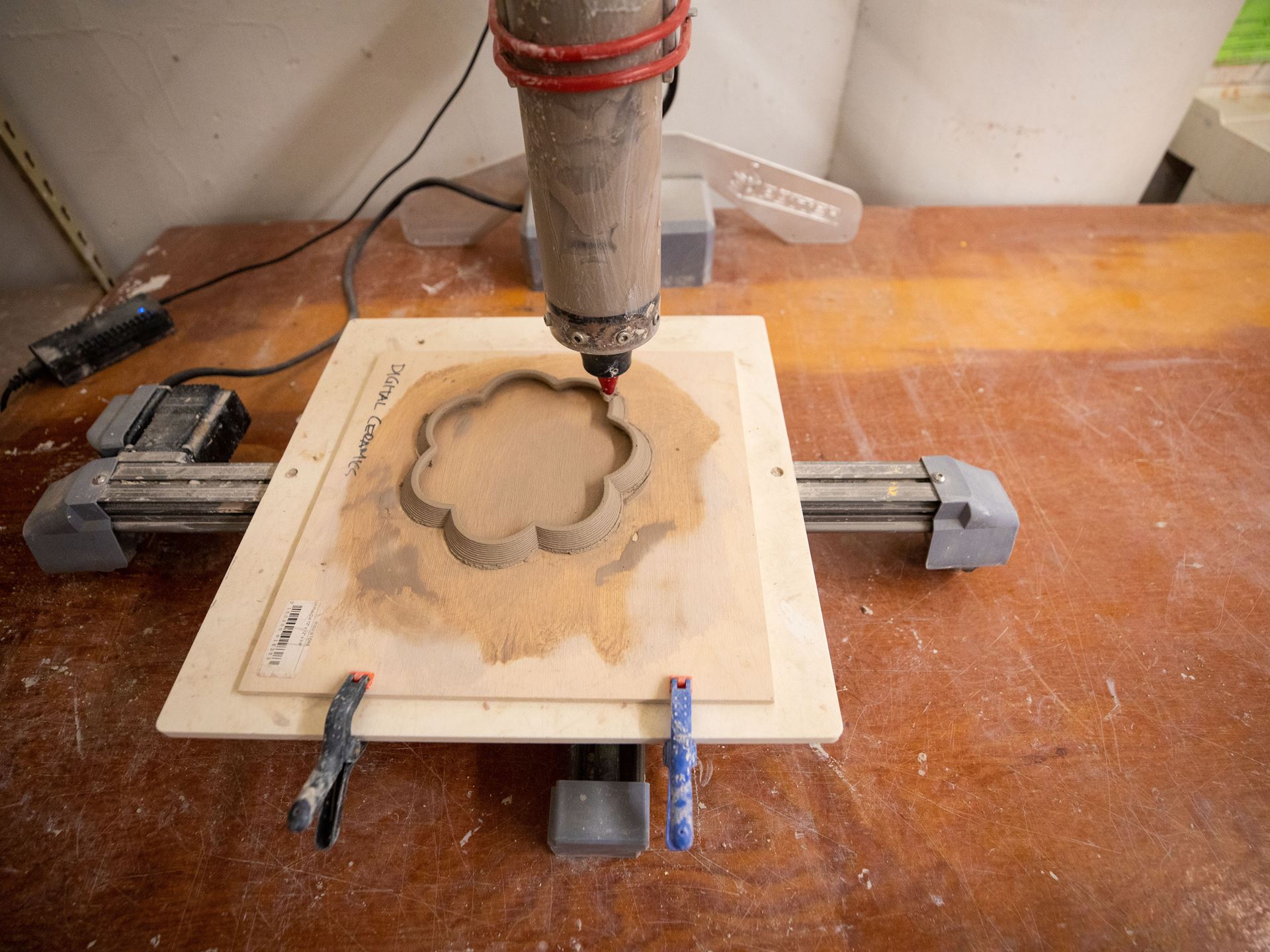 In the RISD x Hyundai Research Collaborative Digital Ceramics studio