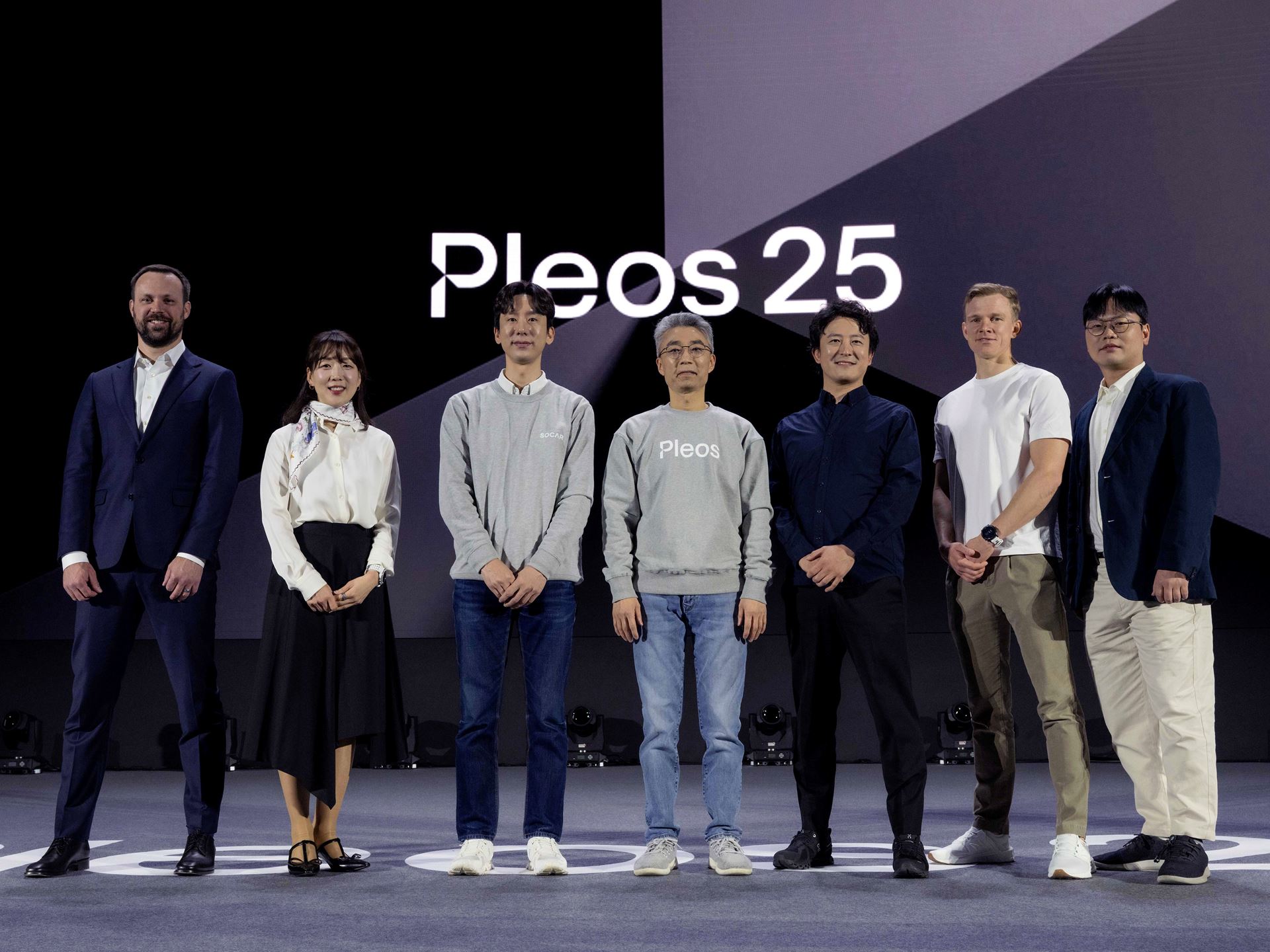 from left Noah Zych Head of Autonomous Mobility and Delivery at Uber Jaeyeon Jung Executive Vice President and