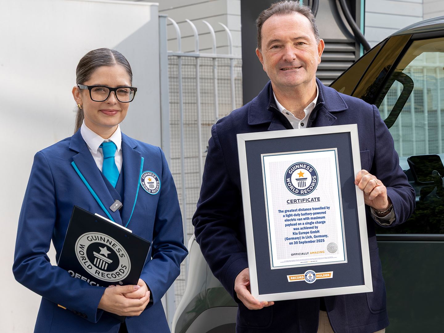 Kia PV5 Cargo sets a GUINNESS WORLD RECORDS title