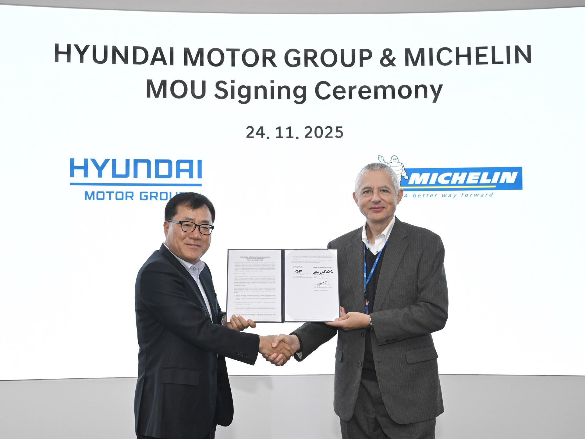 Hyundai Motor Group and Michelin Partner to Accelerate Next Generation Tire Technologies for Future Mobility