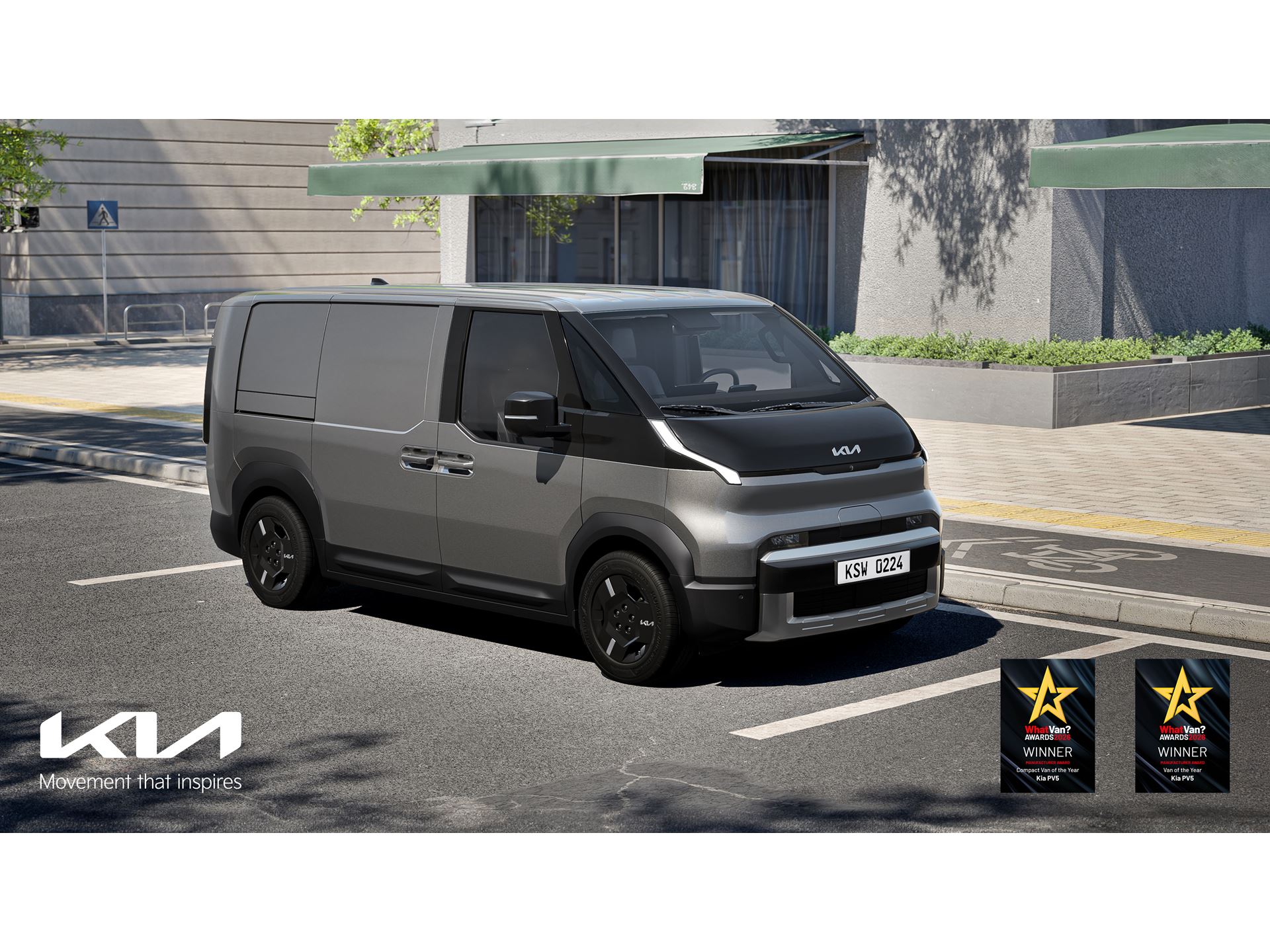 The Kia PV5 Cargo crowned Van of the Year and Compact Van of the Year at the 2026 What Van Awards