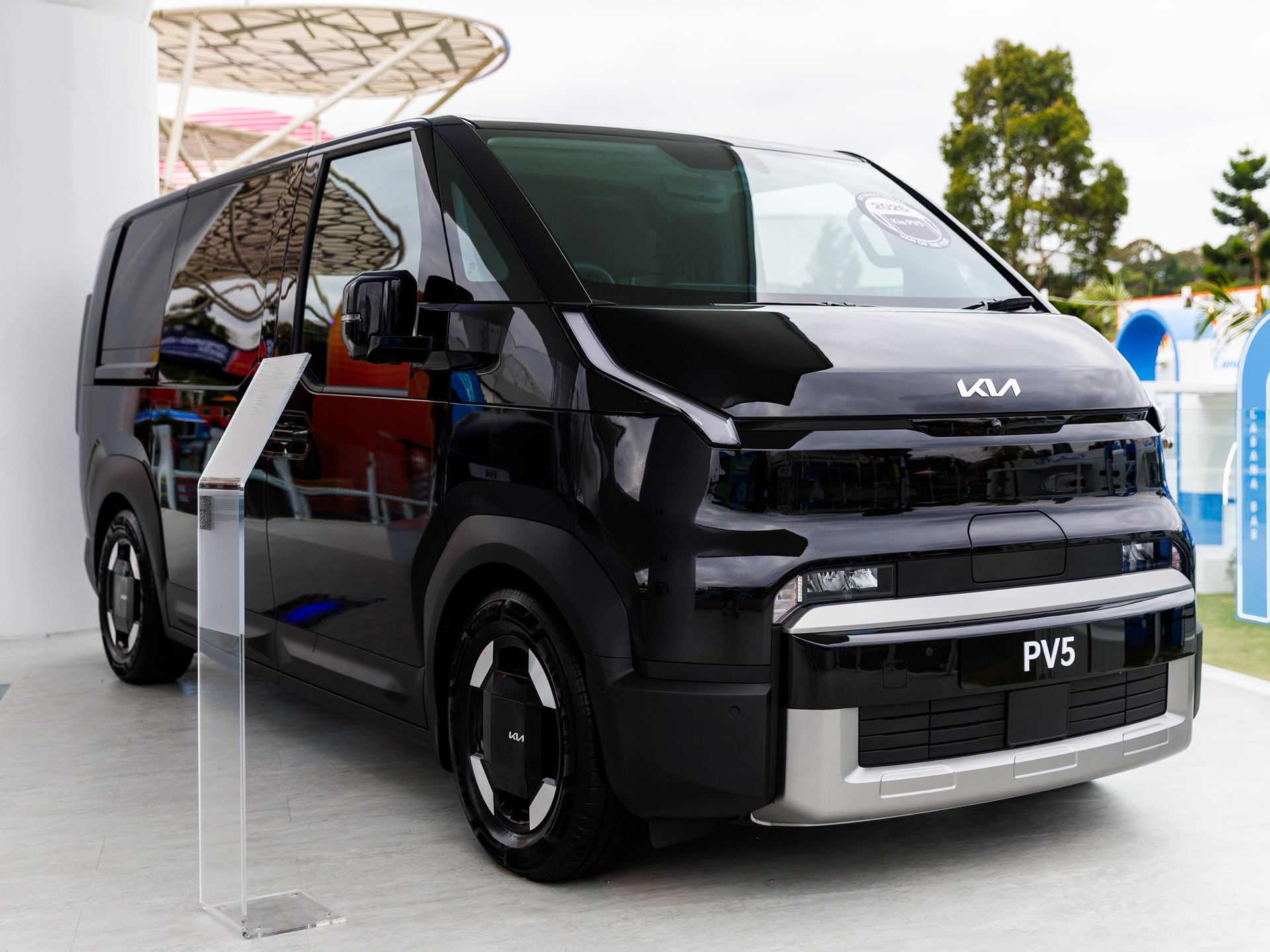 PV5 on display at the Kia booth in Melbourne Park