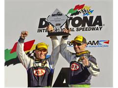 Kia Motors' U.S. Motorsports Program Scores First-Ever Podium Finish At Daytona International Speedway