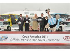 Kia Motors Hands Over Vehicle Fleet for Copa America 2011